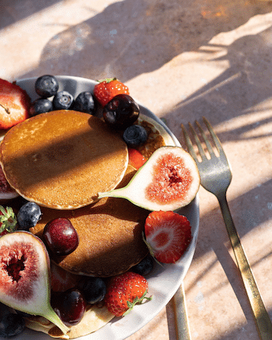 Thumbnail:Gesunde Haferflocken Pancakes aus 2 Zutaten - Mehr als nur eine leckere Alternative zu Gluten .
